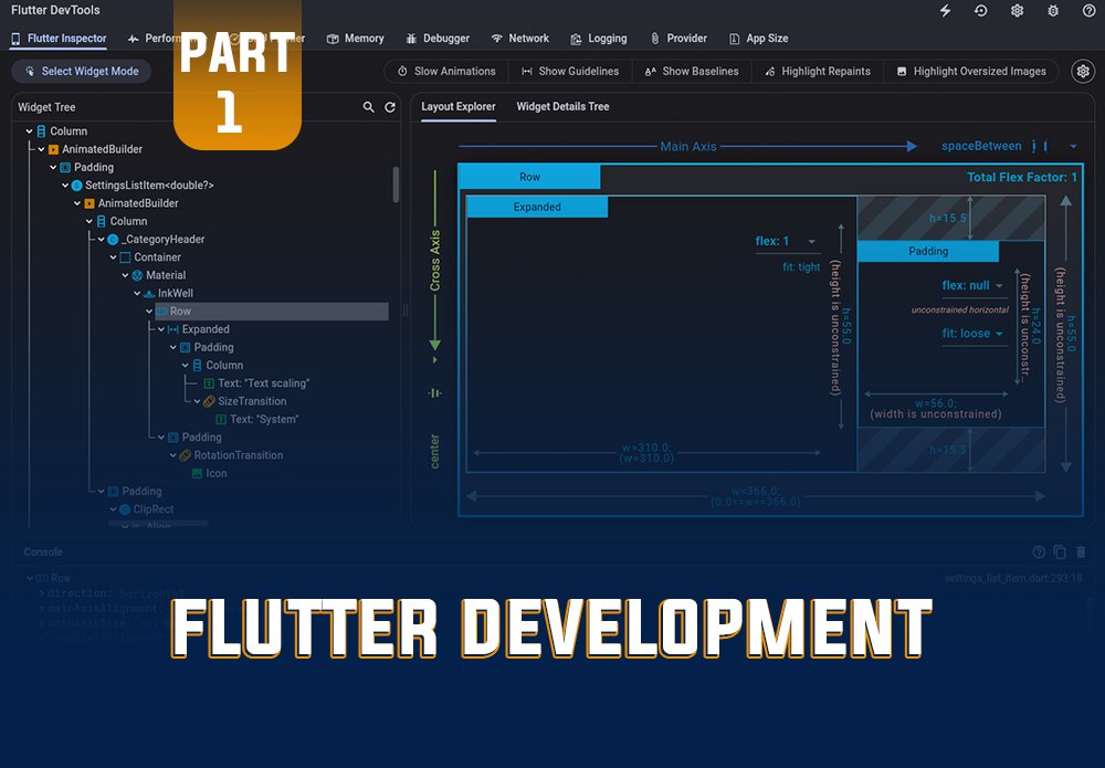 بناء التطبيقات باستخدام فلاتر | Flutter For Beginner P1